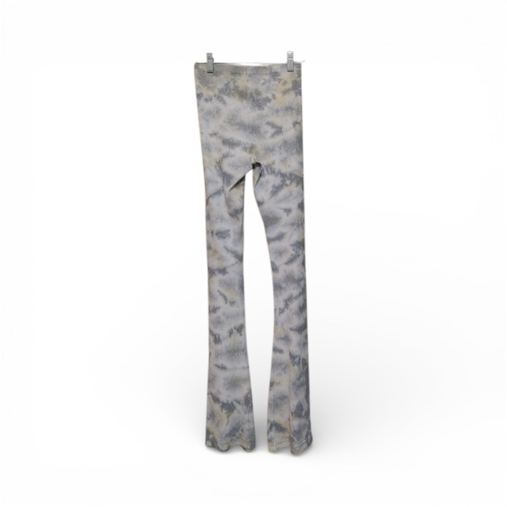 NWT Zara Tie-Dye Flare Leggings Women’s Size Medium Long Tights 95% Cotton - Picture 3 of 6